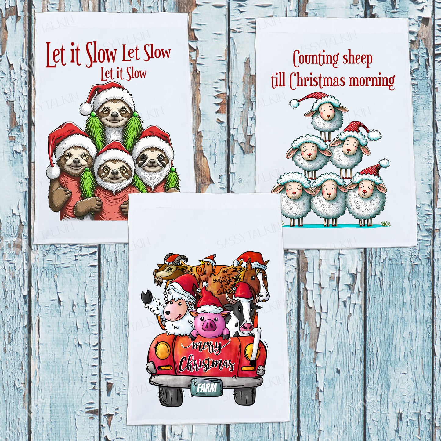 Christmas, Farm Animals,