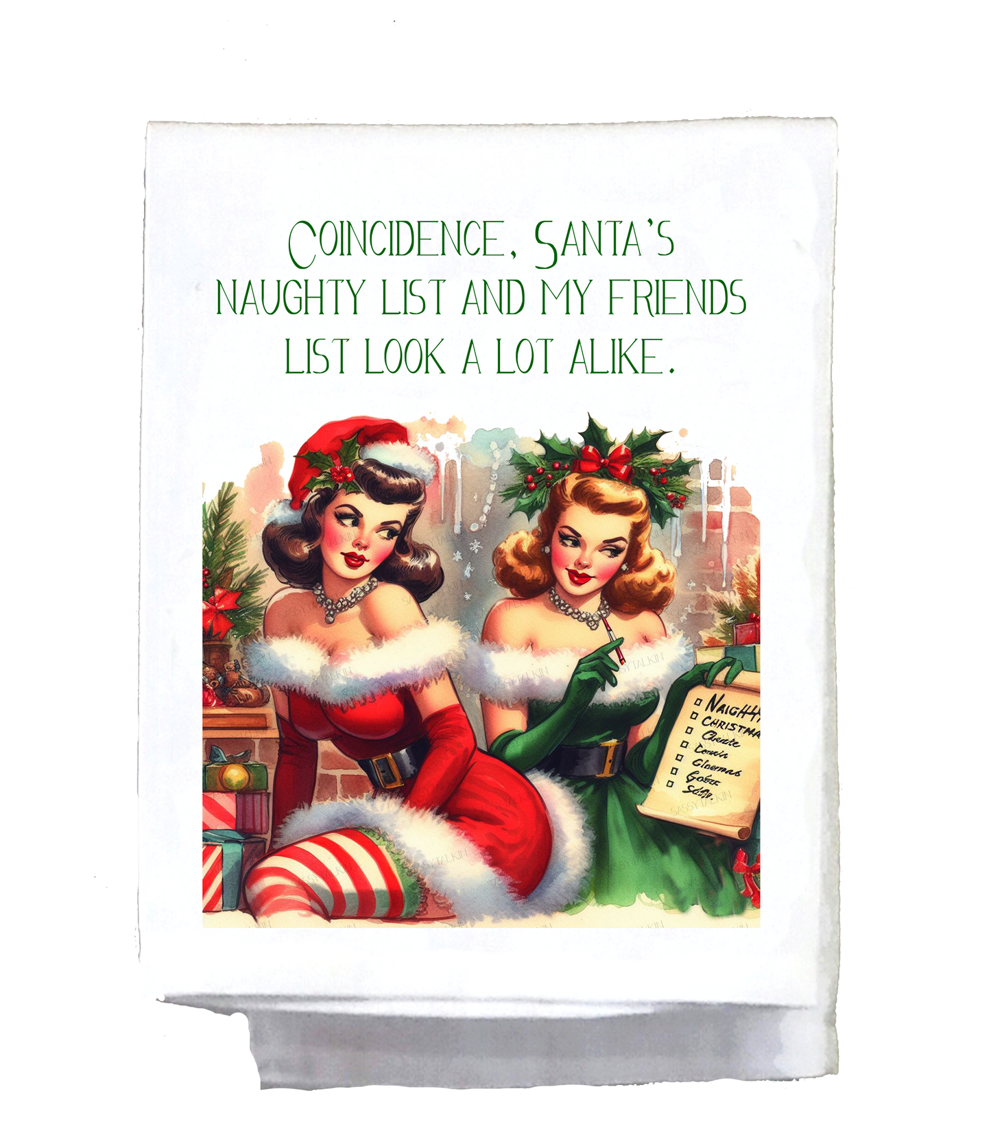 Sassy Girl, Christmas, Coincidence Santa's naughty list and my friend list 2