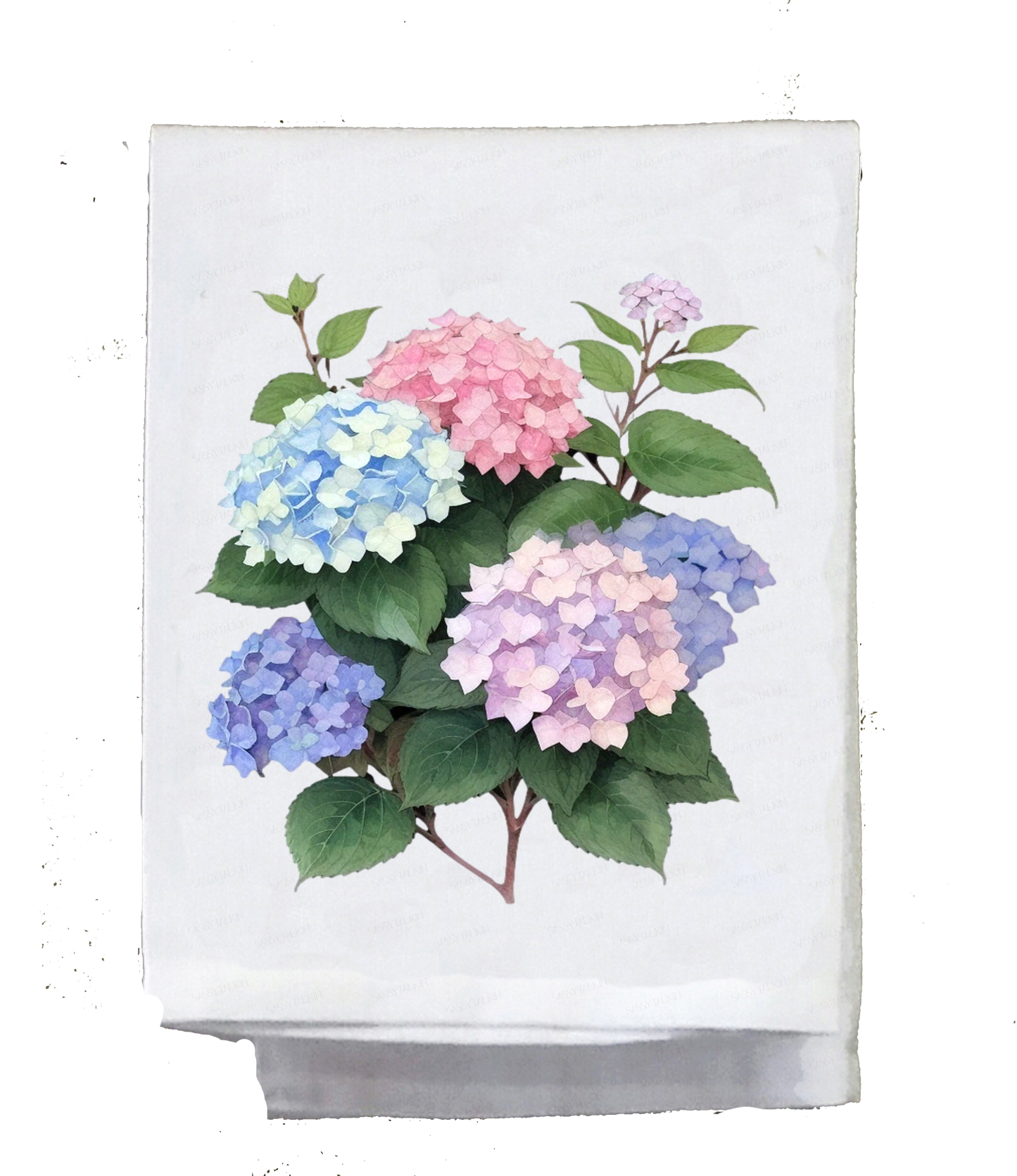 Flower, Dish Towel, Hydrangea set