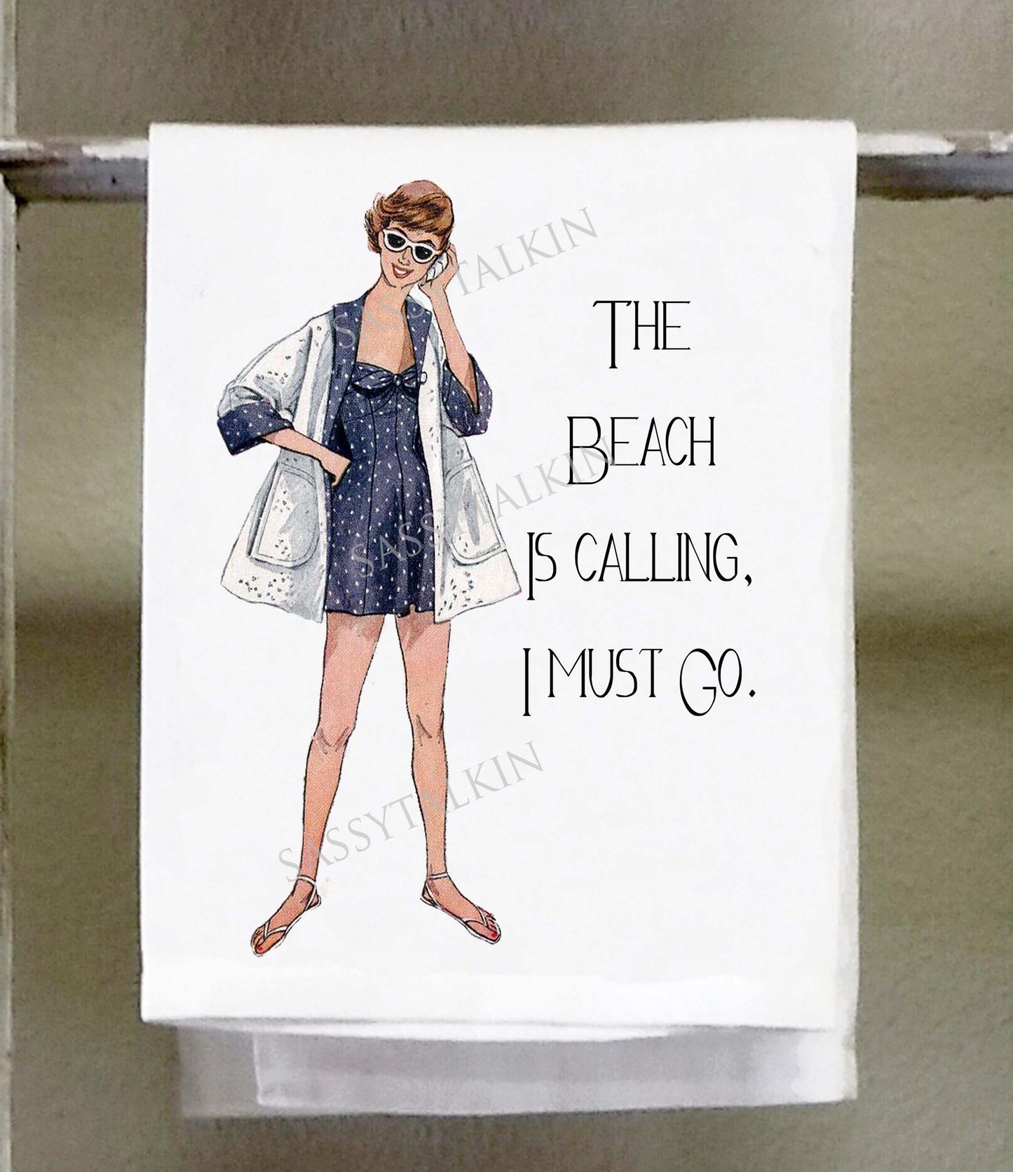 Sassy Girl, The beach is calling I must go