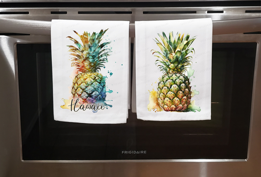 Fruit, Dish Towel, Pineapple