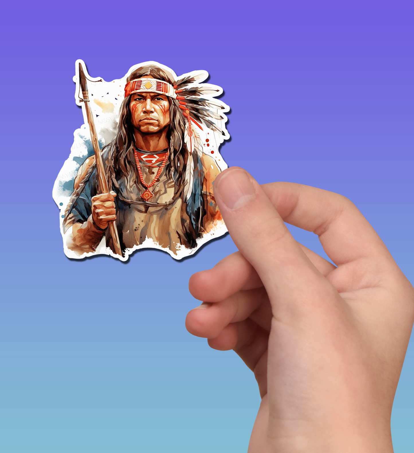 Stickers, Native American,