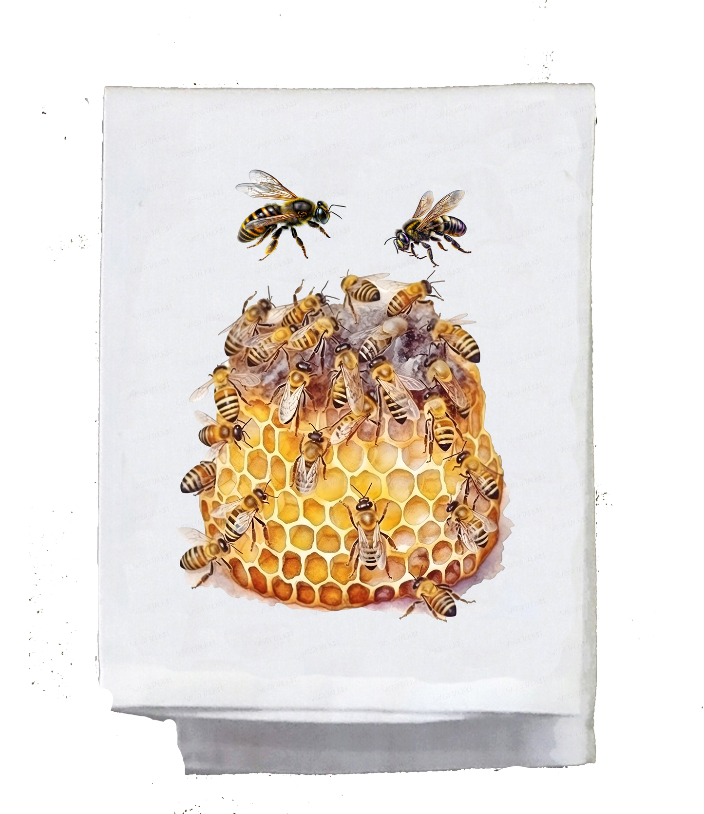 Bugs and Insects, Dish Towel, Bees and Honey