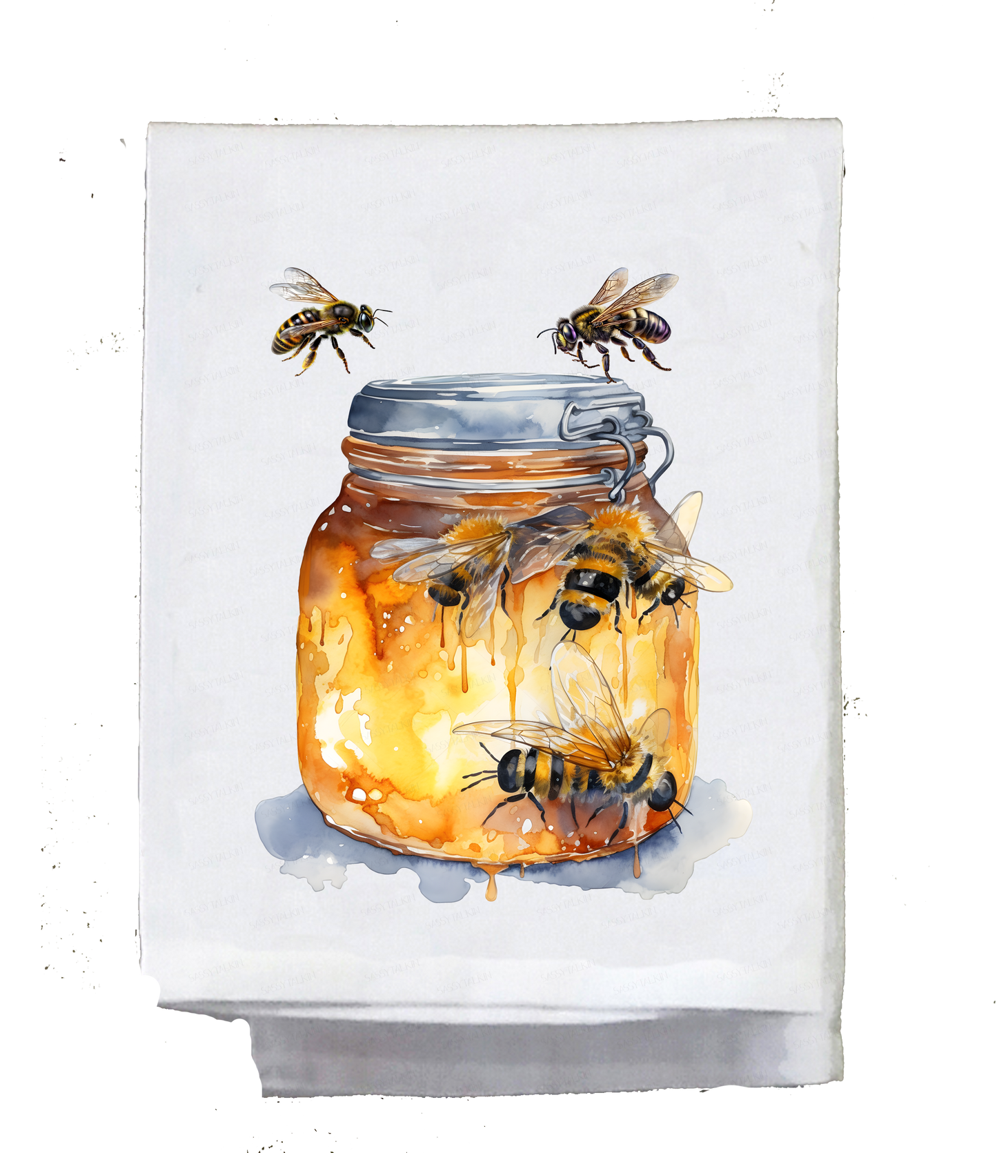 Bugs and Insects, Dish Towel, Bees and Honey