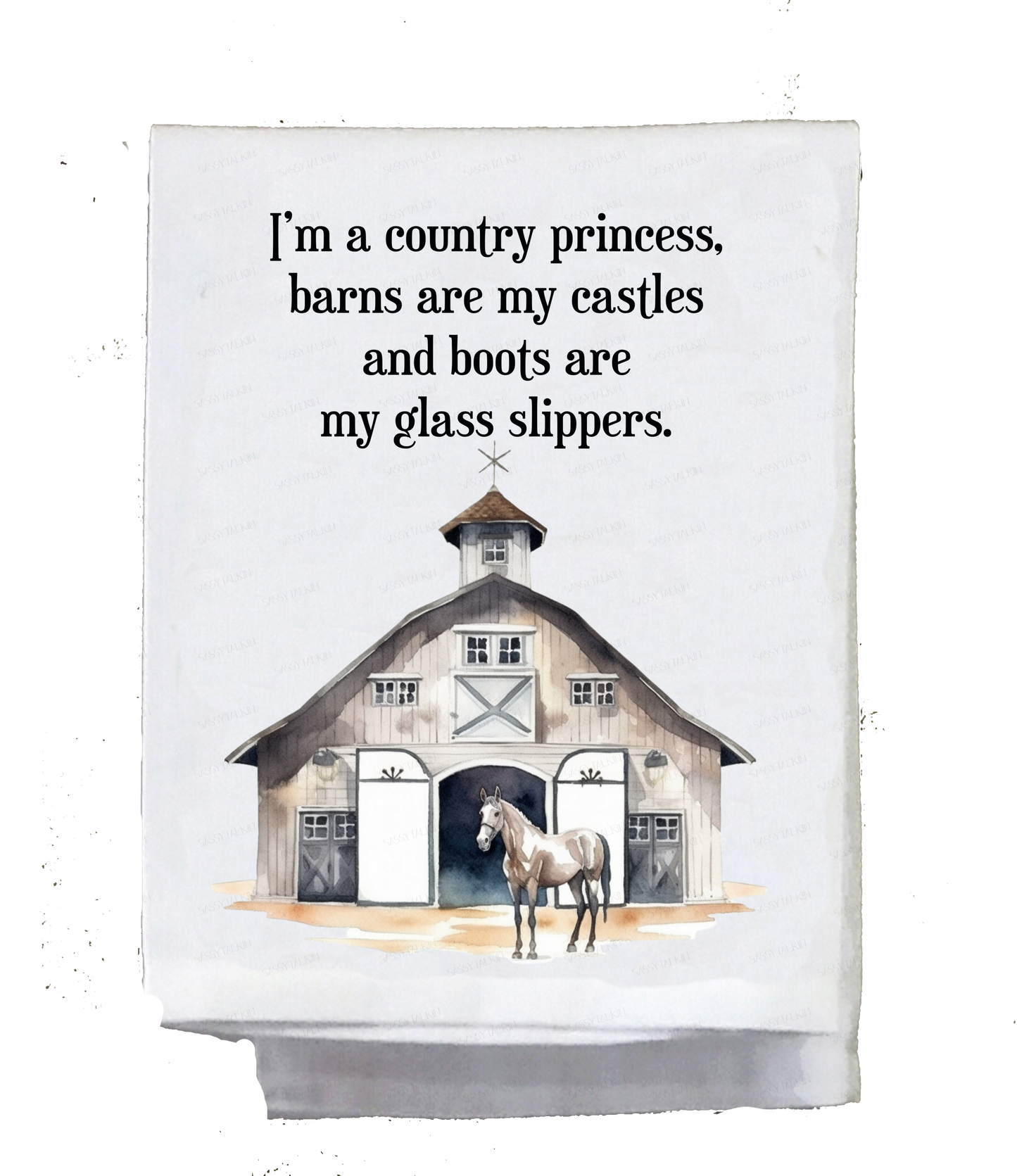 Cowgirls, Dish Towel, Cowgirls Barns Horses, 4 designs