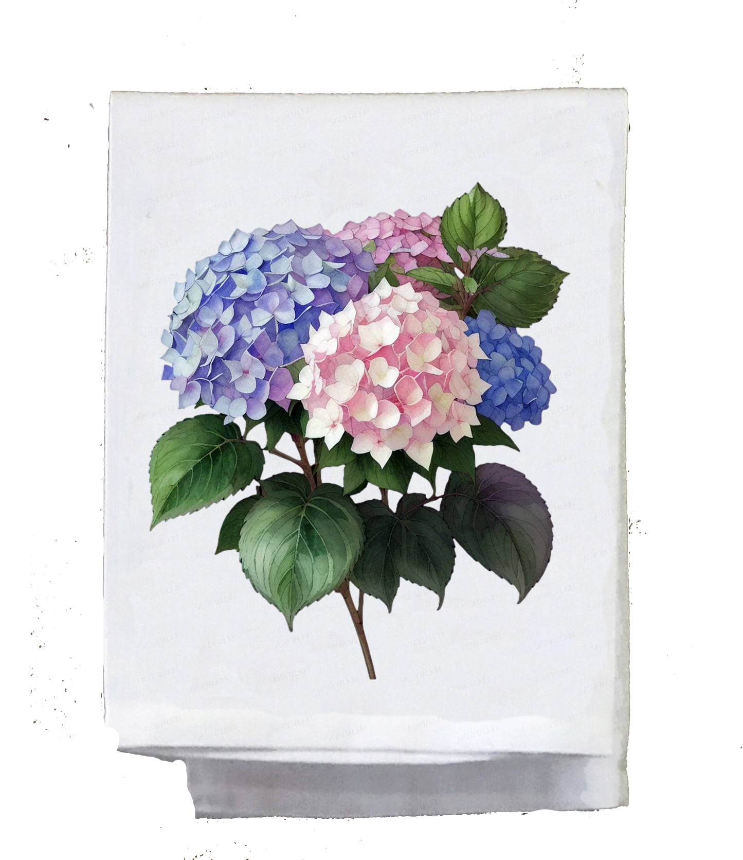 Flower, Dish Towel, Hydrangea set