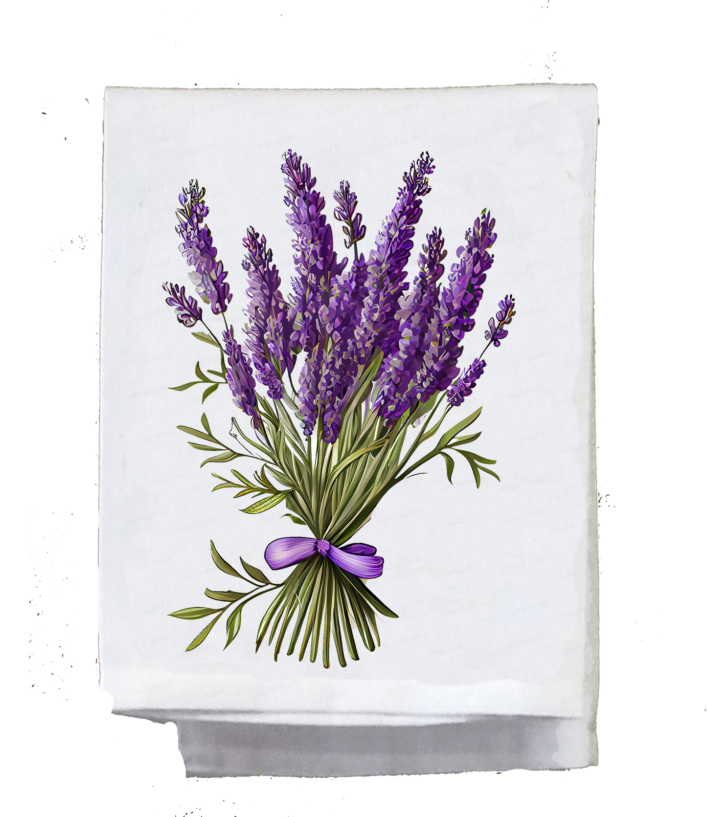 Flower, Dish Towel, Lavender set