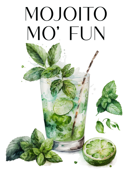 Alcohol Dish Towel, Mojito Mo Fun