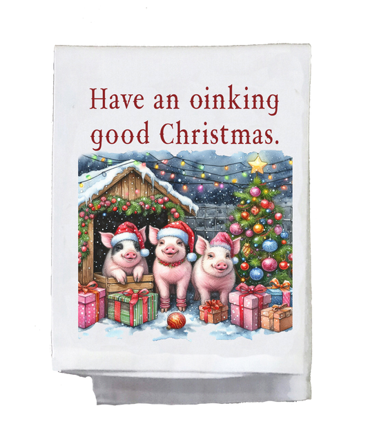 Christmas, Country, Pigs, Have an oinking good Christmas