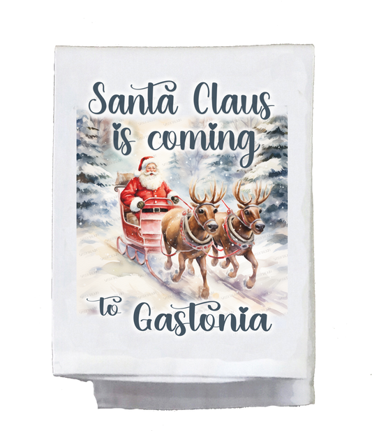 Christmas, Vintage, Santa Claus is coming to.... your town