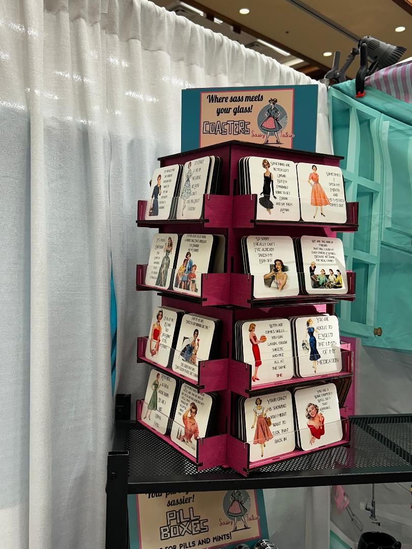 Coaster Display Unit and coasters