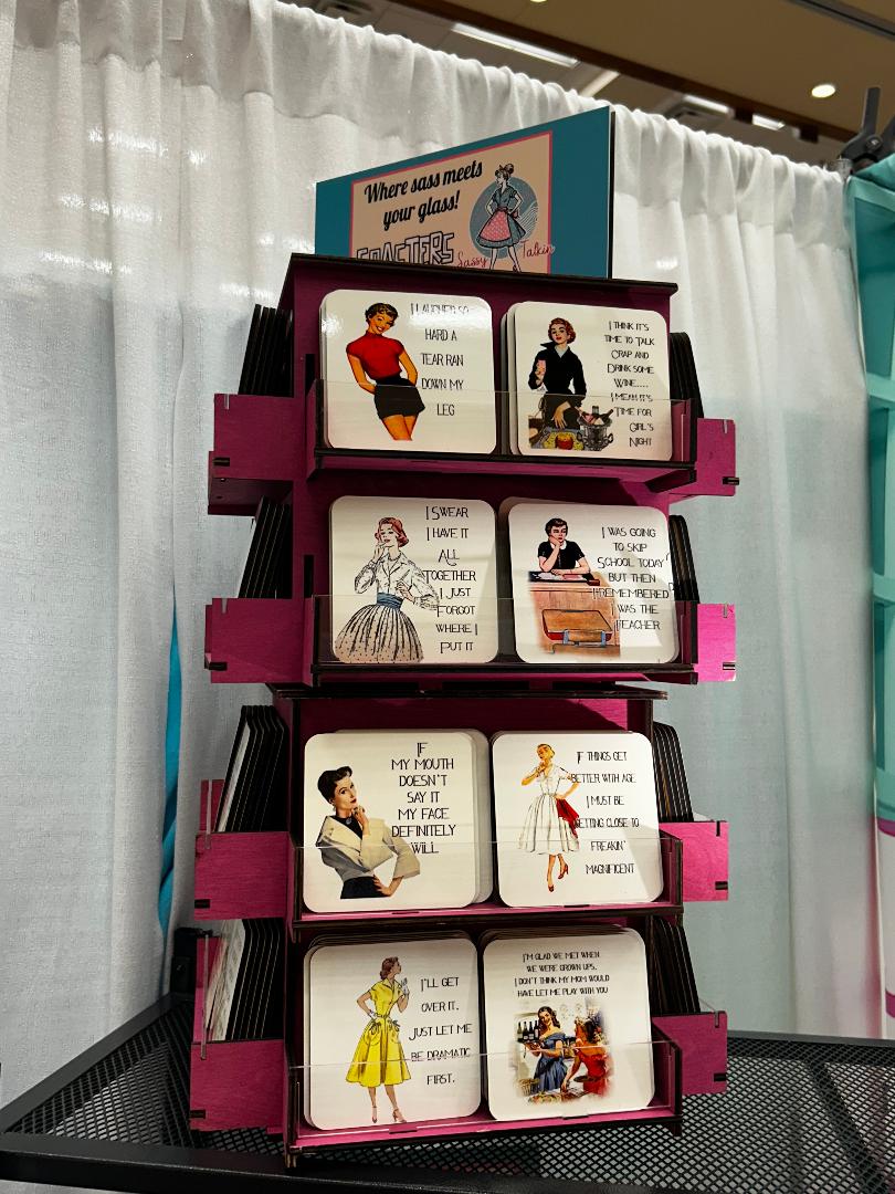 Coaster Display Unit and coasters