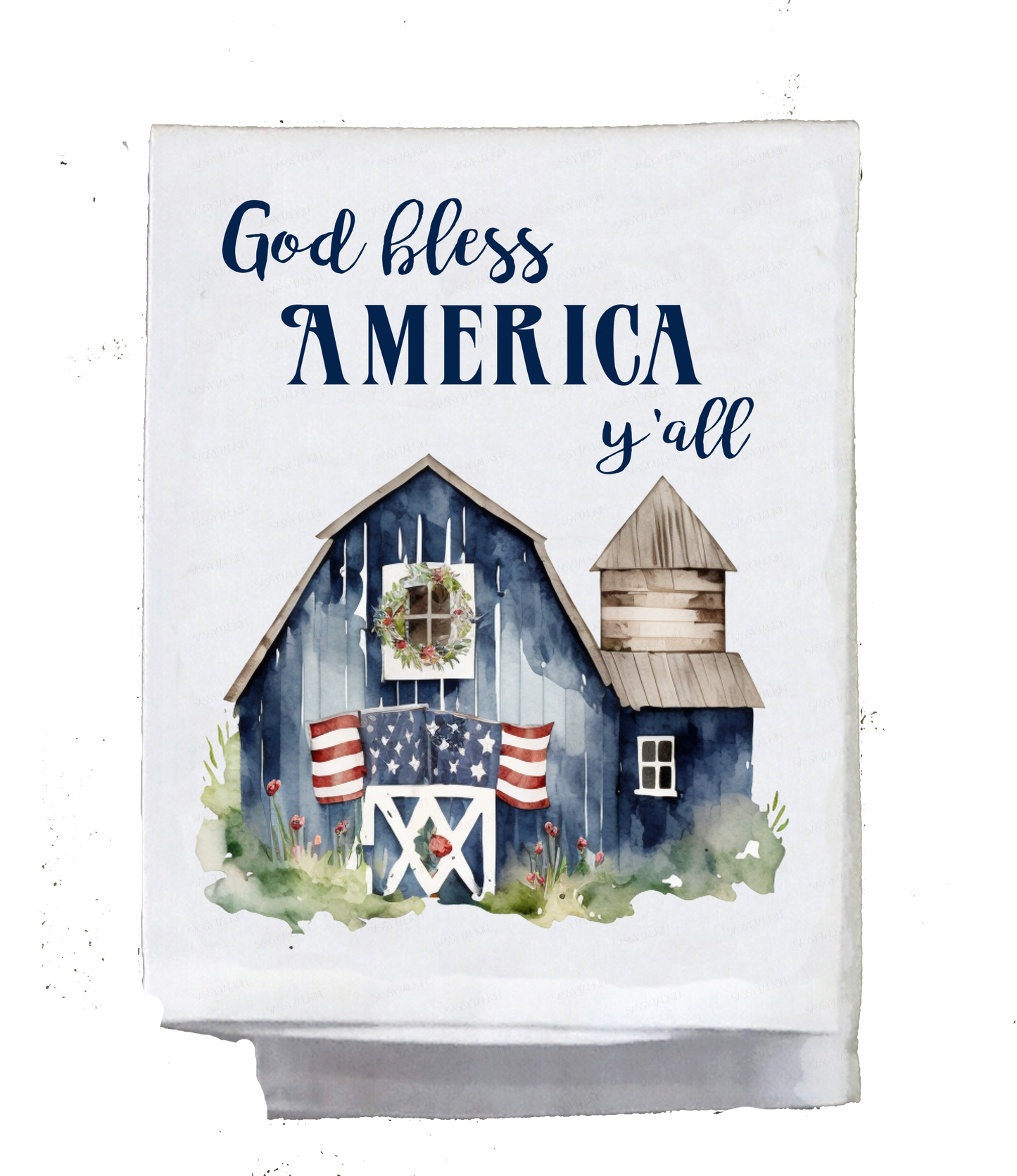 Americana, Dish Towel, Set 1, Hot Dogs, Old Truck, Barn