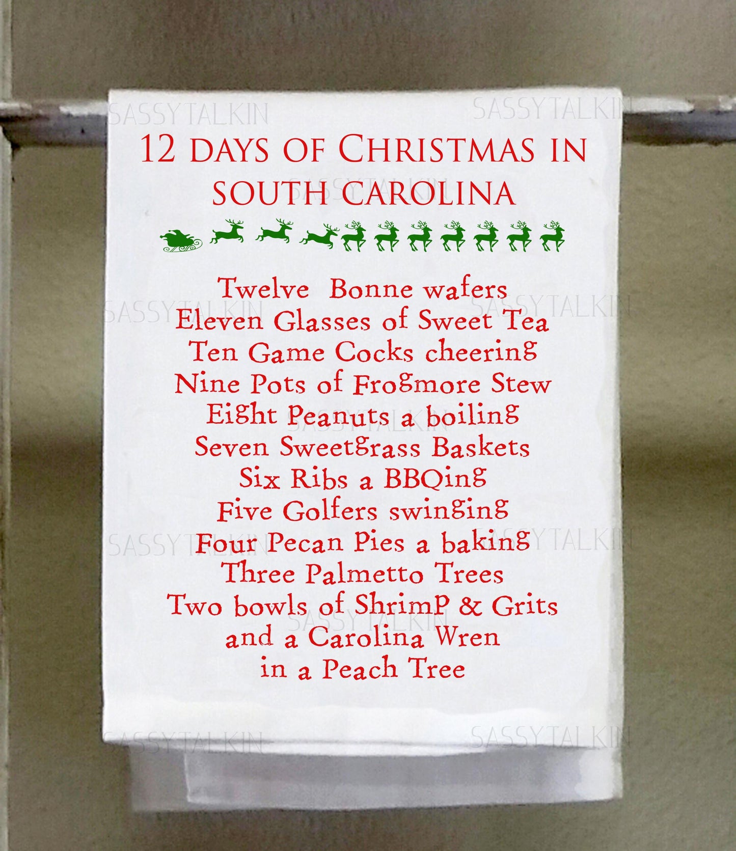 Christmas, 12 days of Christmas South Carolina