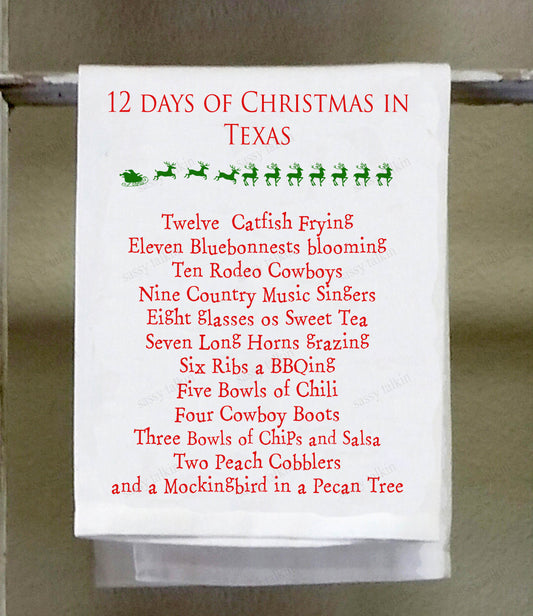 Christmas, 12 days of Christmas Texas