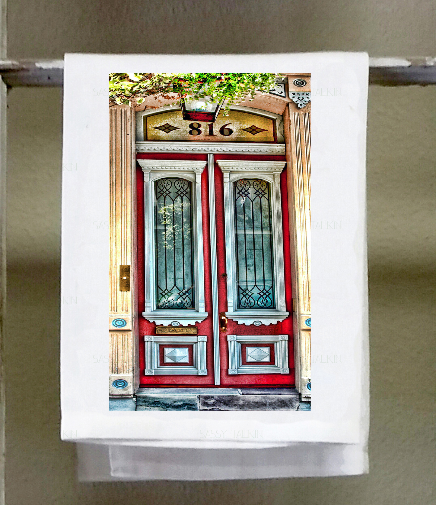 New Orleans, Dish Towel, Door 115