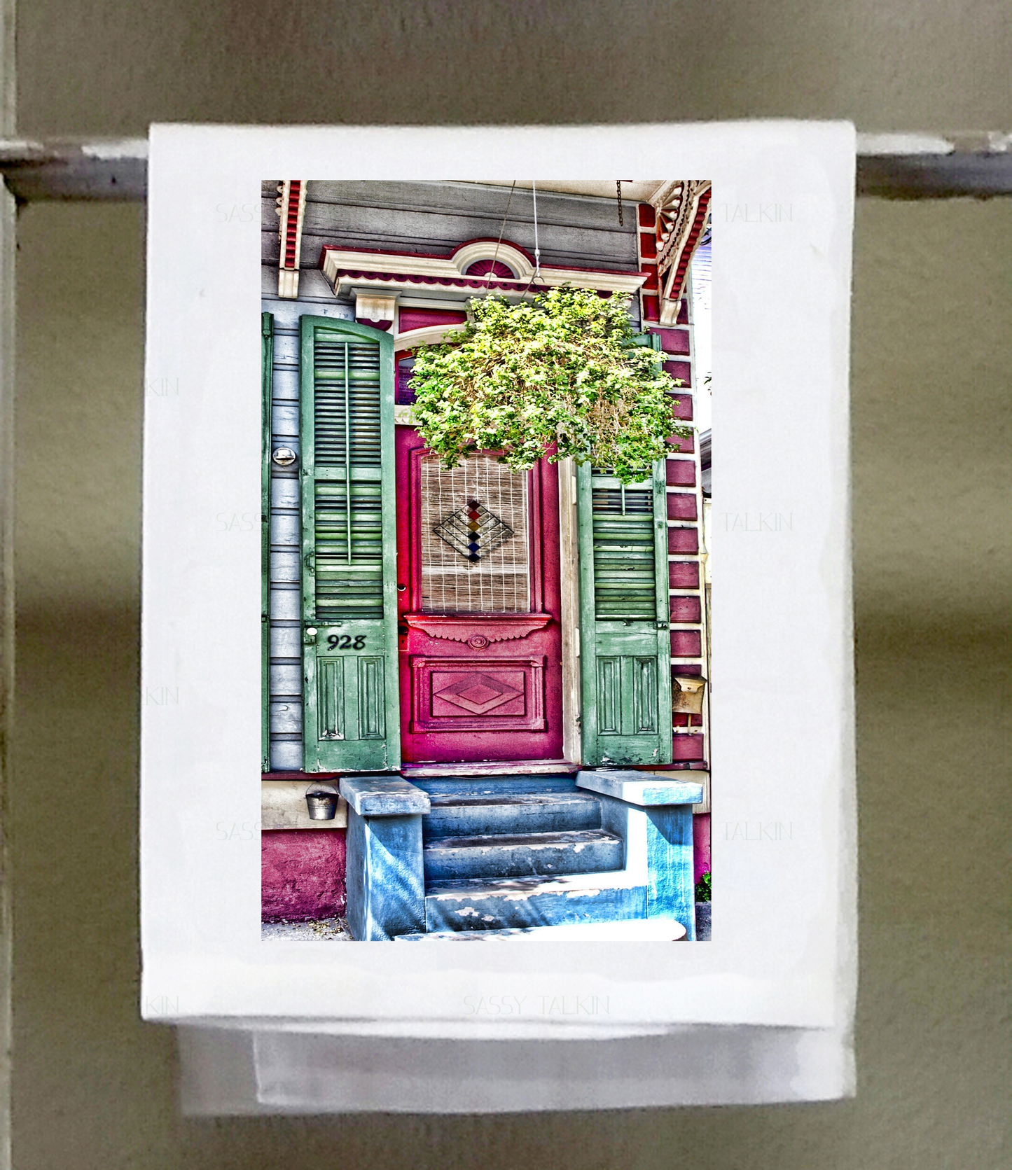 New Orleans, Dish Towel, Door 117