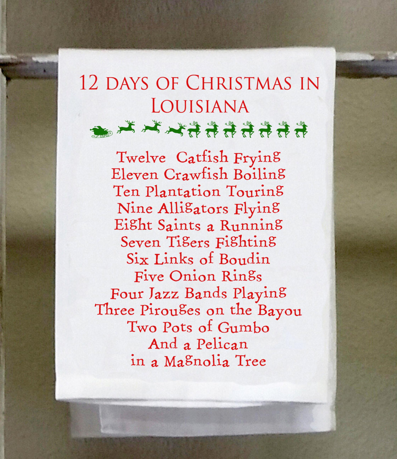 Christmas, 12 days of Christmas Louisiana