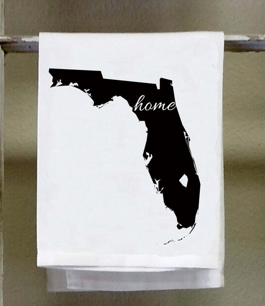 Home Florida State Kitchen Towel, Dish Towel, white decorative , choose color from color chart