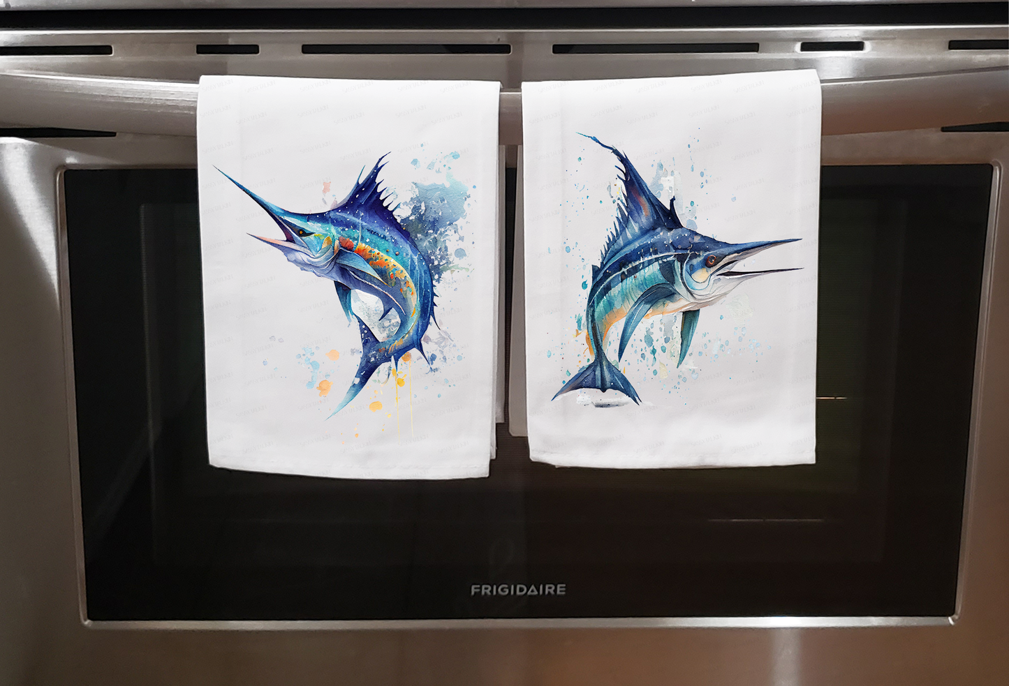 Fish, Dish Towel, Marlin